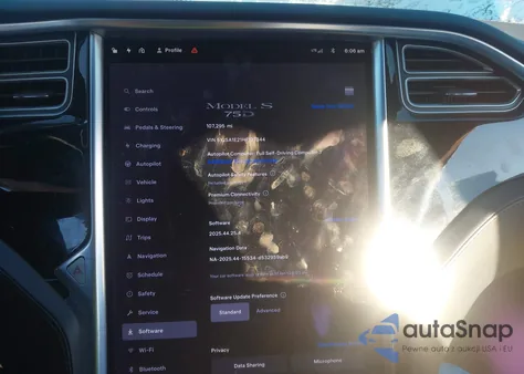 2017 Tesla Model S 100D/60D/75D/90D/P100D из США, поврежденный, VIN 5YJSA1E21HF197344